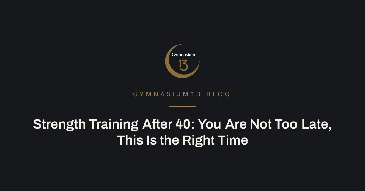A person in their forties performing a controlled weight movement